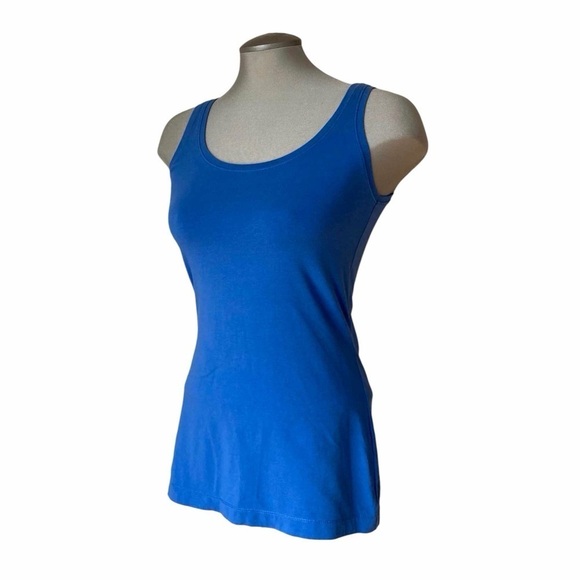SANDWICH Basic Sleeveless Vest Top Cobalt Blue - Like NEW - Picture 2 of 11